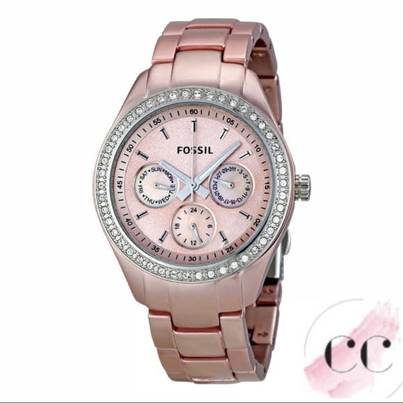 Rise Gold Fossil Watch - Picture 3 of 13